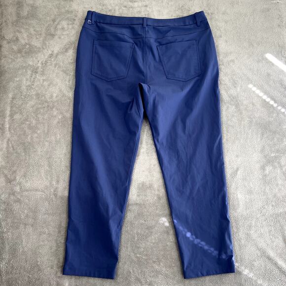 Lululemon Comission Pants Men's 38 Blue Golf Performance Preppy - Picture 5 of 11